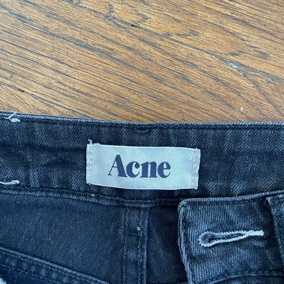 Acne Women's Skinny Jeans - Black - Picture 3 of 5